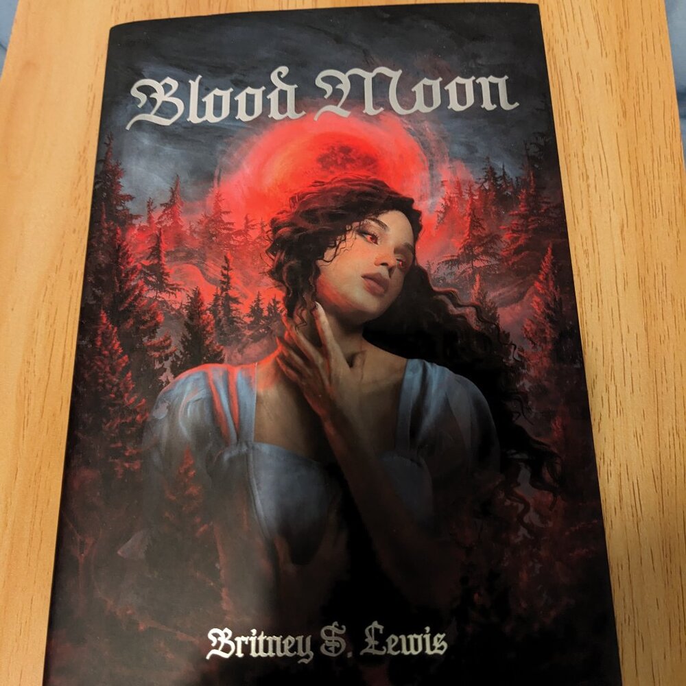 Signed copy of Blood Moon by Britney Lewis